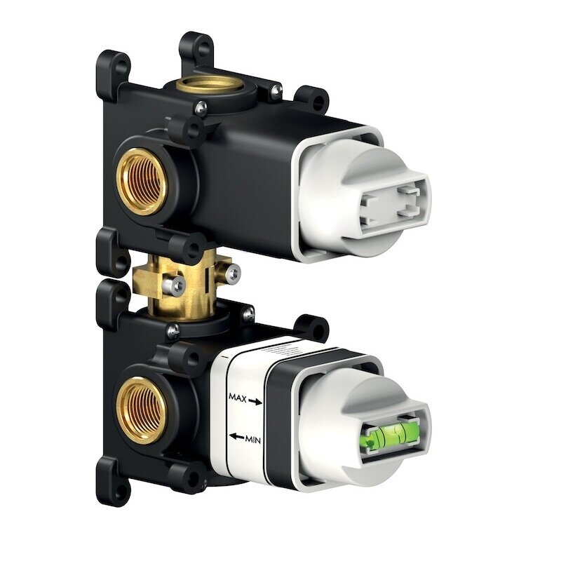 Изображение товара Смеситель Nobili WE81103e для душа, скрытый монтаж, черный, Италия, на 3 потребителя