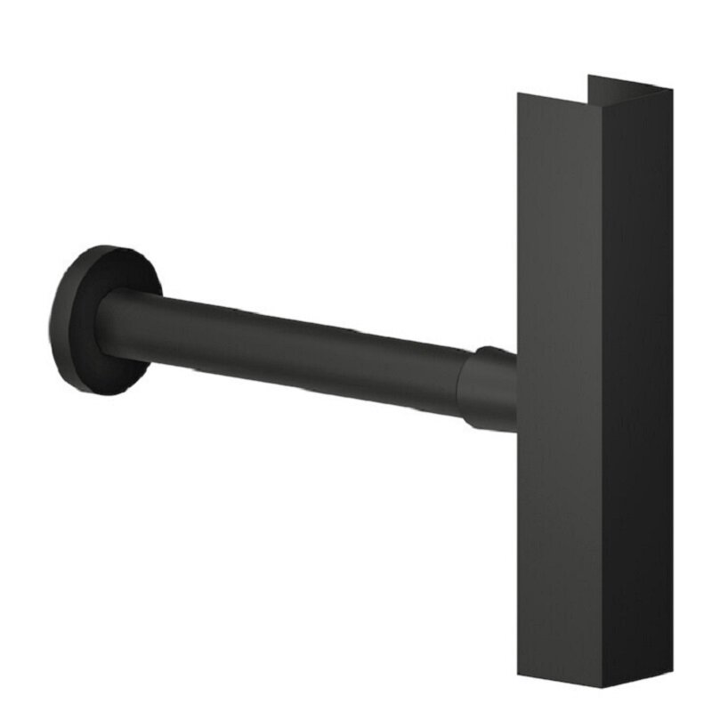 Изображение товара Сифон Nobili для раковины черный матовый AV00102/3BM регулируемый Италия