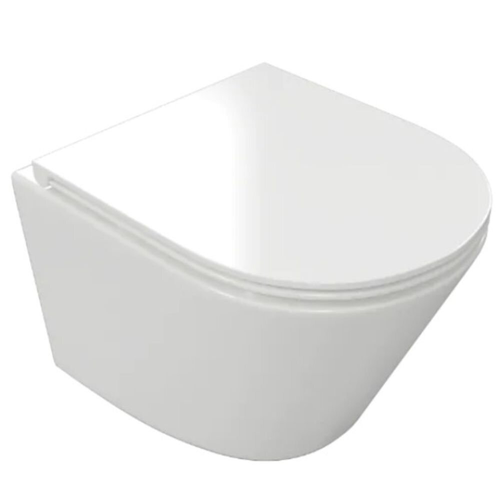 Изображение товара Унитаз подвесной Excellent Joker CENL.4504.470.WH Flash Rim, безободковый, белый