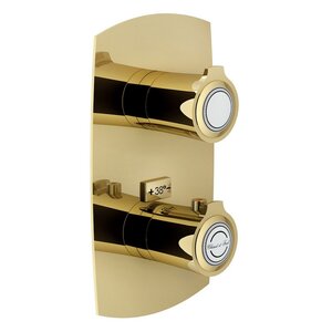 Изображение товара Смеситель Nobili Sofi SI98102GDP для ванны и душа, термостатический, на 2 потребителя, цвет золото