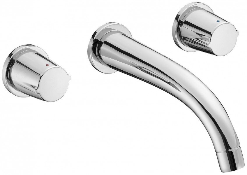 Изображение товара Jacob Delafon Смеситель для раковины E18872-CP, настенный, хром, французское качество