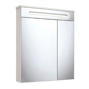 Изображение товара Зеркальный шкаф Runo Парма 60, правый, с подсветкой, белый, 00000001147