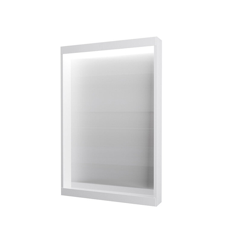 Изображение товара Зеркало 1Marka New Aris с подсветкой, белое, 60 см, подвесное, с розеткой