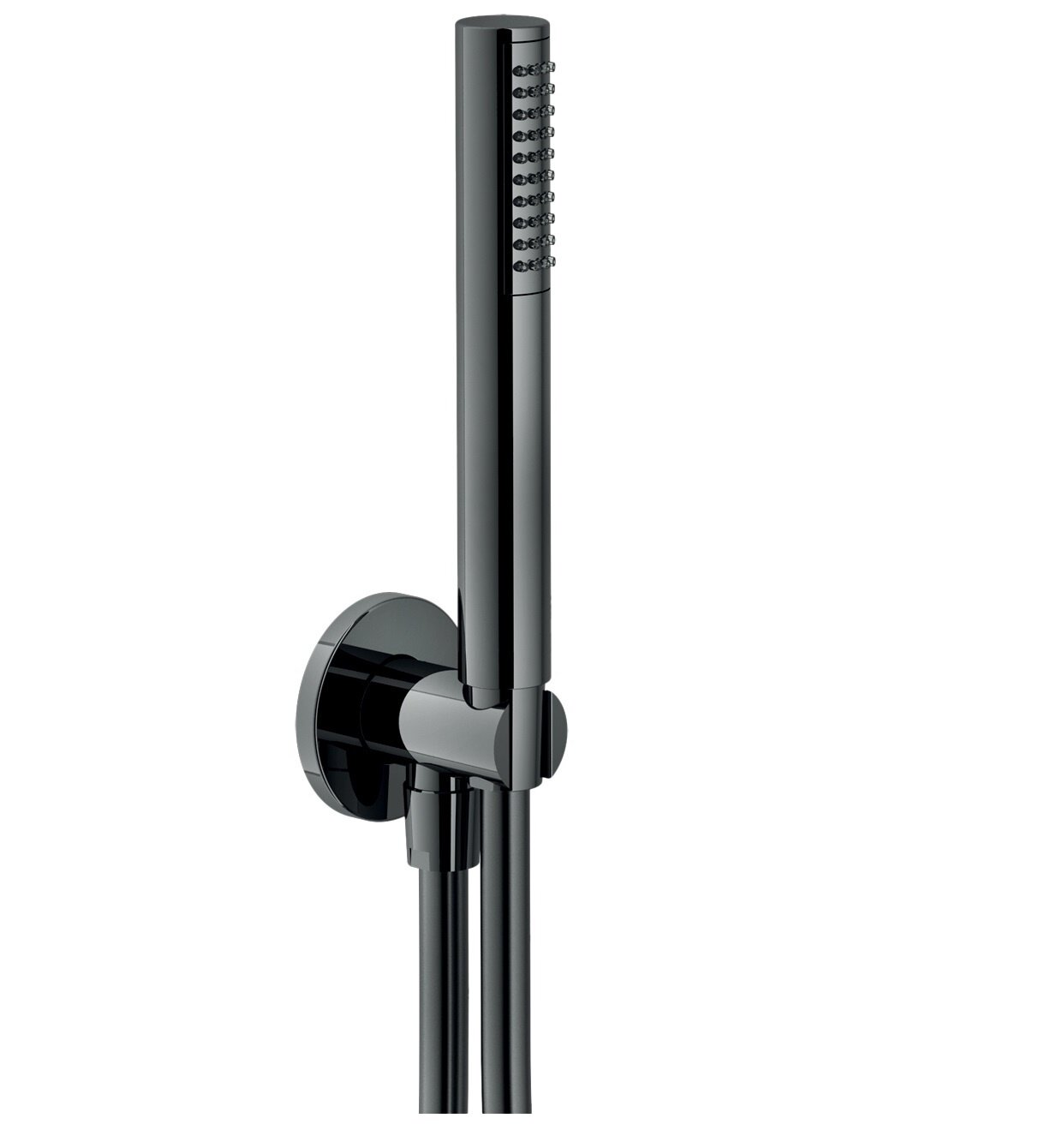 Изображение товара Душевой гарнитур Nobili, 1 режим лейки, цвет черный, AD146/32FLP