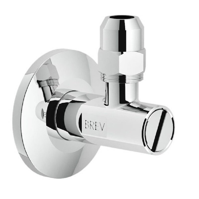 Изображение товара Угловой вентиль Nobili с фильтром хром AV00121CR Италия