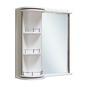 Изображение товара Зеркальный шкаф Runo Секрет 00000000580 65, с подсветкой, белый