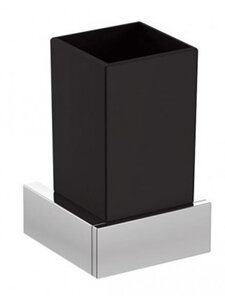 Изображение товара Стакан Steinberg Serie 460 2002 для ванной комнаты настенный стекло хром черный