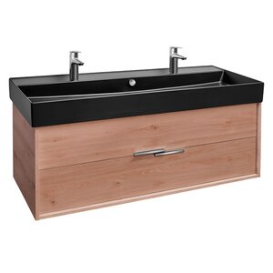 Изображение товара Тумба под раковину Jacob Delafon Vivienne EB1669-E75-E75, 120 см, цвет дуб давос натуральный, ручки хром