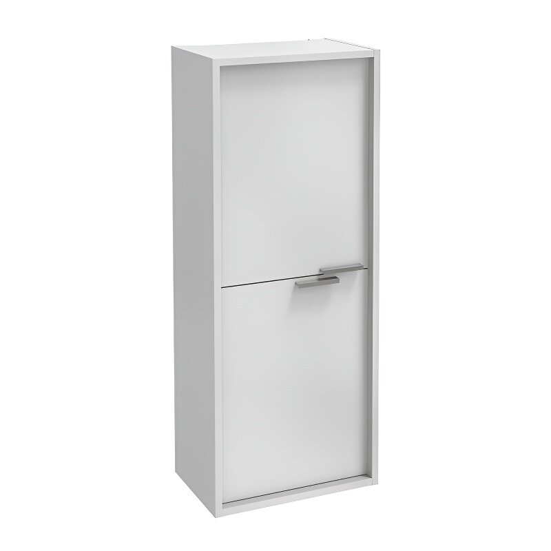 Изображение товара Шкаф-пенал Jacob Delafon Vivienne, EB1665-J5-J5, 40 см, корпус белый блестящий, фасад белый блестящий, ручки хром