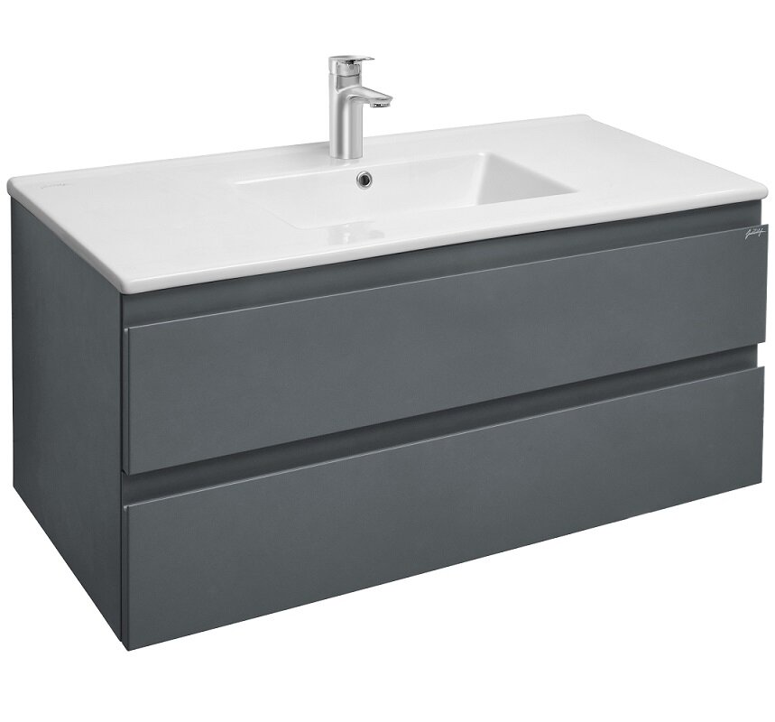 Изображение товара Тумба под раковину Jacob Delafon Madeleine 100 см серая матовая