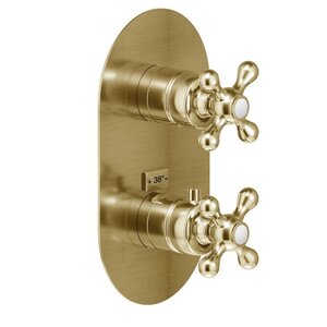 Изображение товара Термостатический смеситель для душа Nobili Grazia GRC5102BR бронза Италия