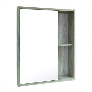 Изображение товара Зеркальный шкаф Runo Эко 52, скандинавский дуб, 00-00001185