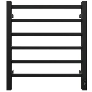 Изображение товара Электрический полотенцесушитель Grois Alex 50 см черный матовый