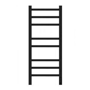 Изображение товара Электрический полотенцесушитель Grois Alex, ширина 30 см, высота 80 см, универсальное подключение, диммер справа, черный матовый, GR-102 30/80 П8 9005 U