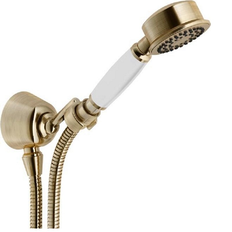 Изображение товара Душевой гарнитур Nobili бронза AD143/7BR с одним режимом и шлангом 150 см