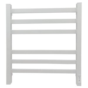 Изображение товара Электрический полотенцесушитель Grois Bruno, ширина 50 см, высота 60 см, универсальное подключение, диммер справа, белый матовый, GR-121 50/60 П6 9003 U