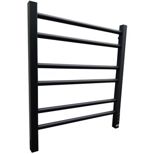 Изображение товара Электрический полотенцесушитель Grois Nex 40x60 см черный матовый с сухим ТЭН