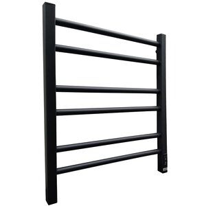 Изображение товара Электрический полотенцесушитель Grois Nex 50x60 см черный матовый универсальное подключение