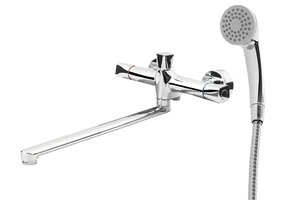 Изображение товара Смеситель Orange Alfi M82-212cr для ванны и душа, с душевым гарнитуром, хром