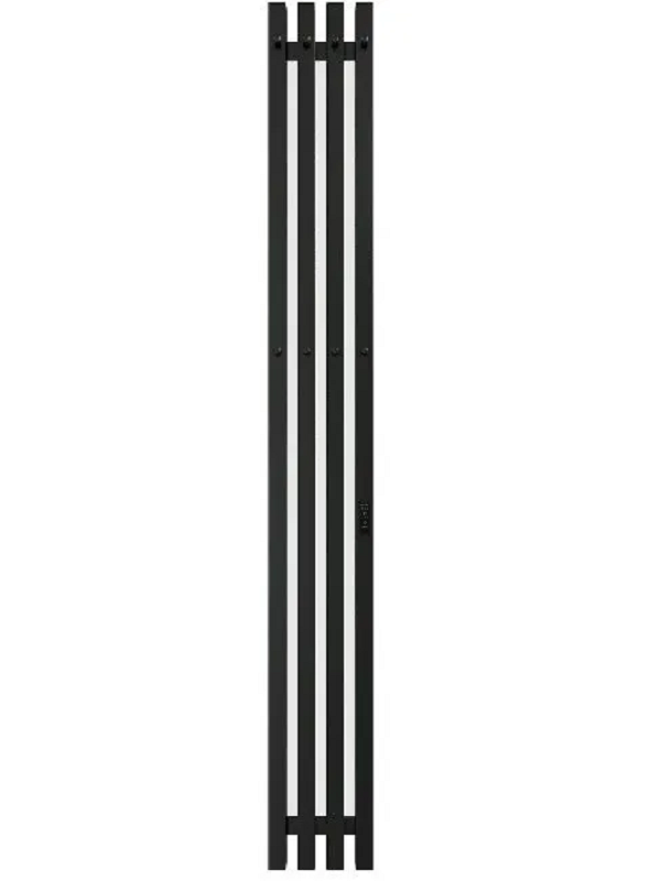 Изображение товара Электрический полотенцесушитель Grois Quartet 180х150 см черный матовый с диммером