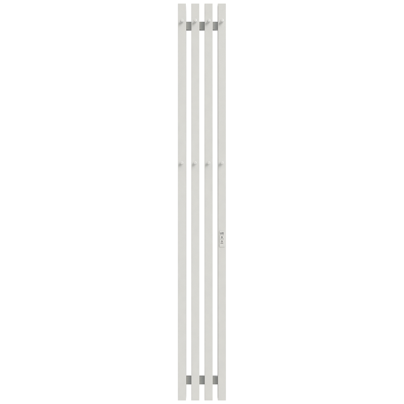 Изображение товара Электрический полотенцесушитель Grois Quartet 150х18 см с сухим ТЭН, белый матовый