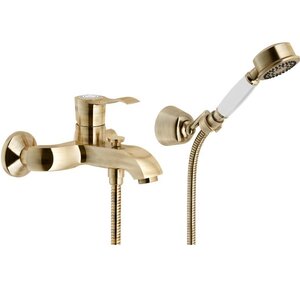 Изображение товара Смеситель Nobili Sofi SI98110BR для ванны и душа, с душевым гарнитуром цвет бронза