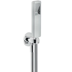 Изображение товара Душевой гарнитур Nobili со шланговым подсоединением, цвет хром, 1 режим струи, AD146/49CR