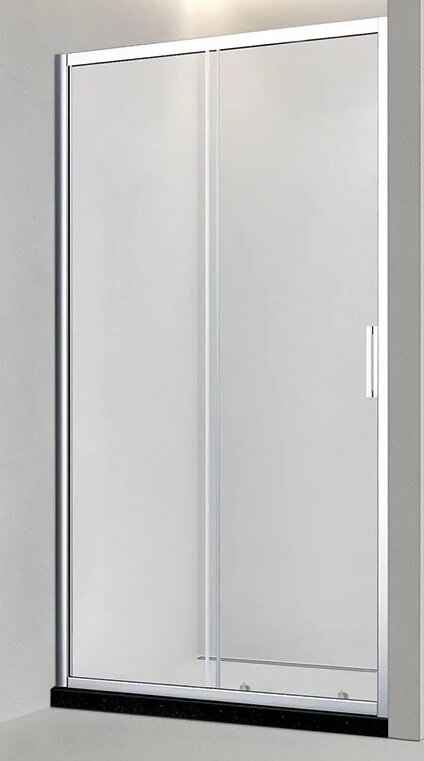 Изображение товара Душевая дверь Veconi Vianno 100 см раздвижная прозрачное стекло хром профиль