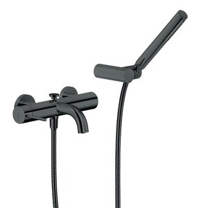 Изображение товара Смеситель Nobili Velis VE125110FLP для ванны и душа черный глянцевый Италия