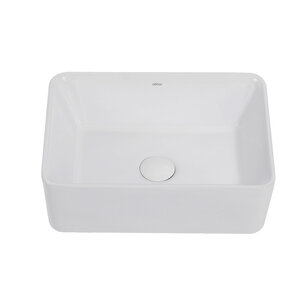 Изображение товара Раковина Abber Rechteck AC2213, 40.5 х 30 х 13 см, накладная, белая