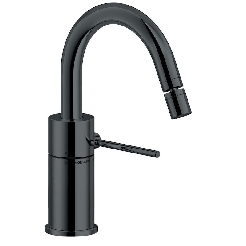 Изображение товара Смеситель Nobili Velis VE125139/3FLP для биде, цвет черный/Diamond smoke PVD