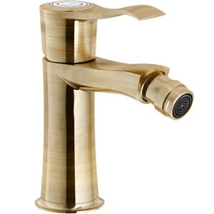 Изображение товара Смеситель Nobili Sofi для биде с донным клапаном бронза 110 мм излив