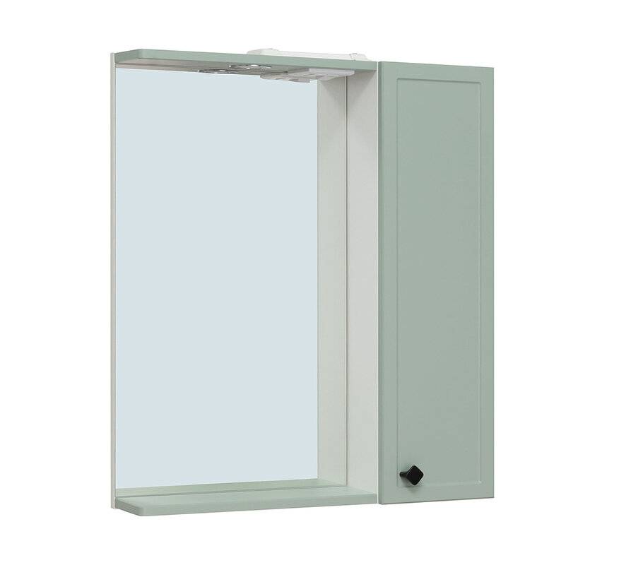Изображение товара Зеркальный шкаф RUNO Римини 65 мята с подсветкой