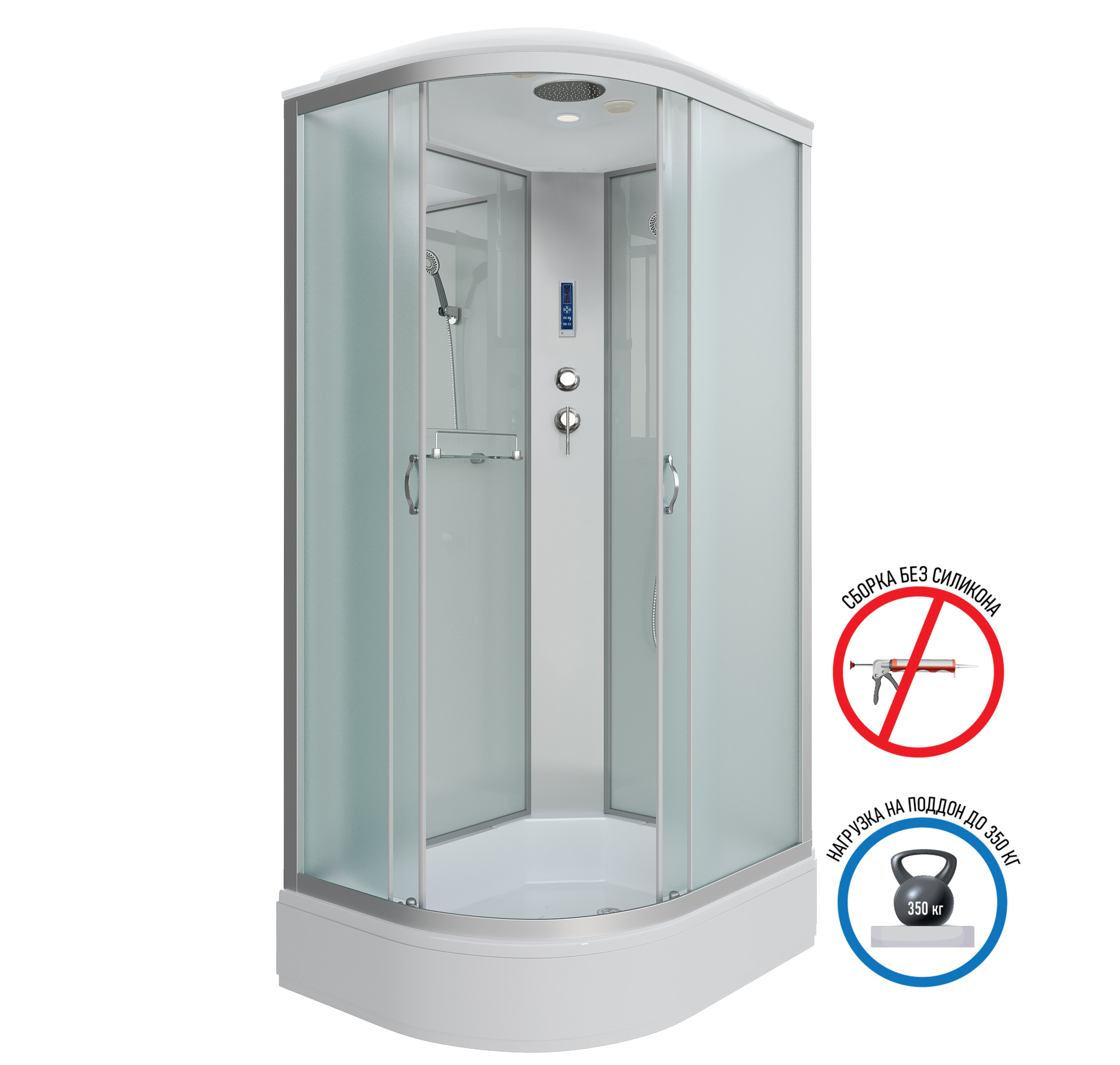 Изображение товара Душевая кабина Niagara Classic 100x90 см с многофункциональными опциями Изображение товара Душевая кабина Niagara Classic 100x90 см с многофункциональными опциями