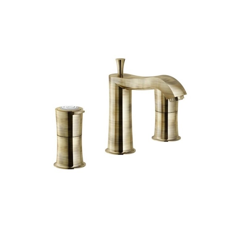 Изображение товара Смеситель Nobili Sofi для раковины бронза с монтажем на 3 отверстия