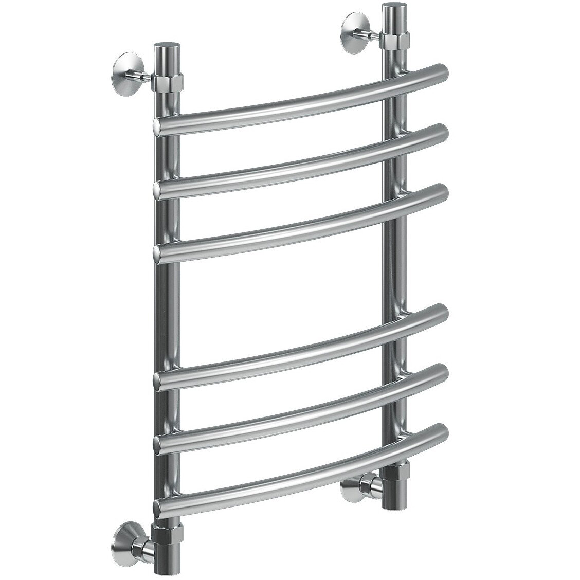 Изображение товара Полотенцесушитель водяной Ника Bamboo, высота 60 см, ширина 50 см, хром, ЛБ 6 60/40