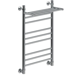 Изображение товара Полотенцесушитель водяной Ника Classic, высота 80 см, ширина 50 см, с полкой, хром, ЛП Г2 ВП 80/50