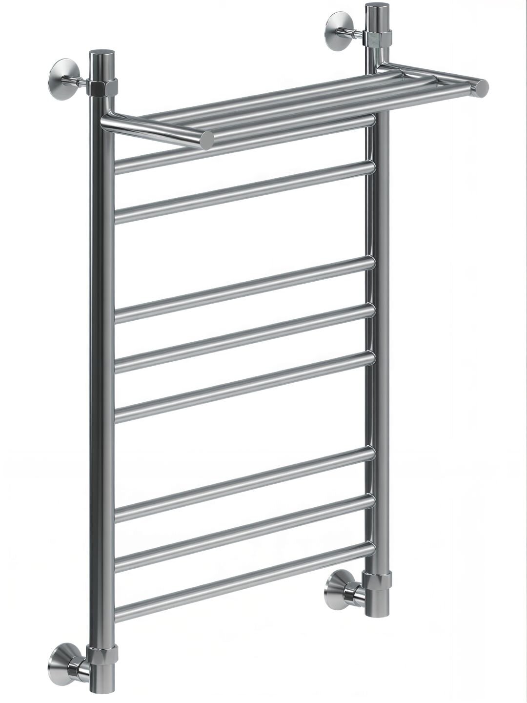 Изображение товара Водяной полотенцесушитель Ника Classic, с полкой, 80х60 см, хром Изображение товара Водяной полотенцесушитель Ника Classic, с полкой, 80х60 см, хром