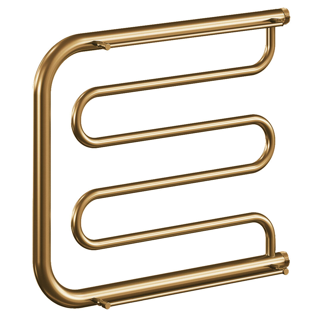 Изображение товара Водяной полотенцесушитель Ника Econ 50x60 бронза с полкой для ванной