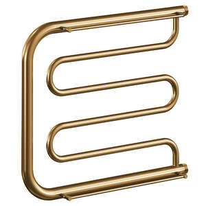 Изображение товара Полотенцесушитель водяной Ника Econ, высота 50 см, ширина 60 см, с полкой, бронза, ПМ 50/60 бронза