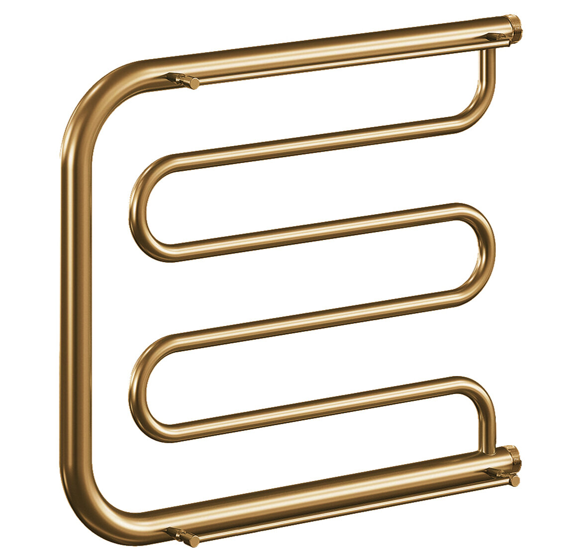 Изображение товара Ника Econ 60/60 бронза - водяной полотенцесушитель UM-образный с полкой