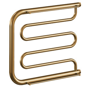 Изображение товара Водяной полотенцесушитель Ника Econ, диаметр 60 см, бронза, с полкой