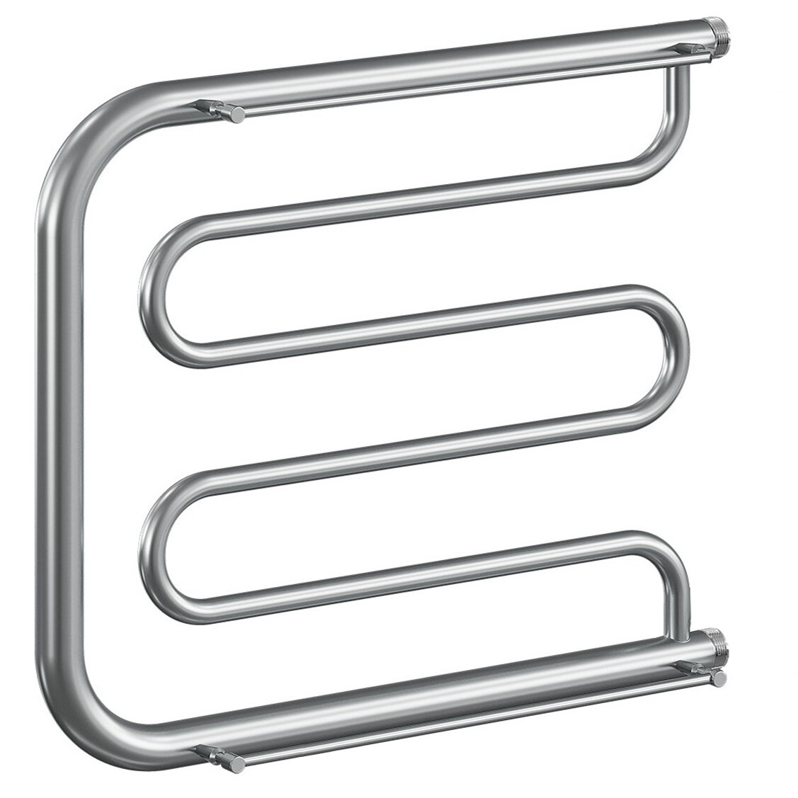 Изображение товара Водяной полотенцесушитель Никa Econ 60x80 с полкой хром Россия