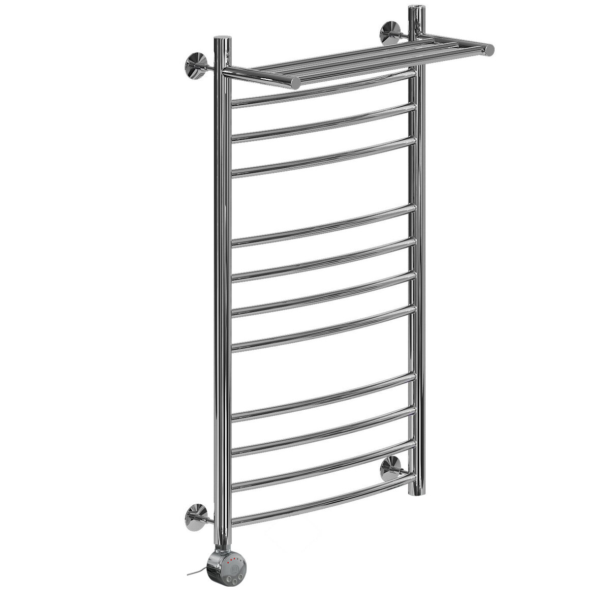 Изображение товара Электрический полотенцесушитель Ника Arc 100х60 см с полкой хром