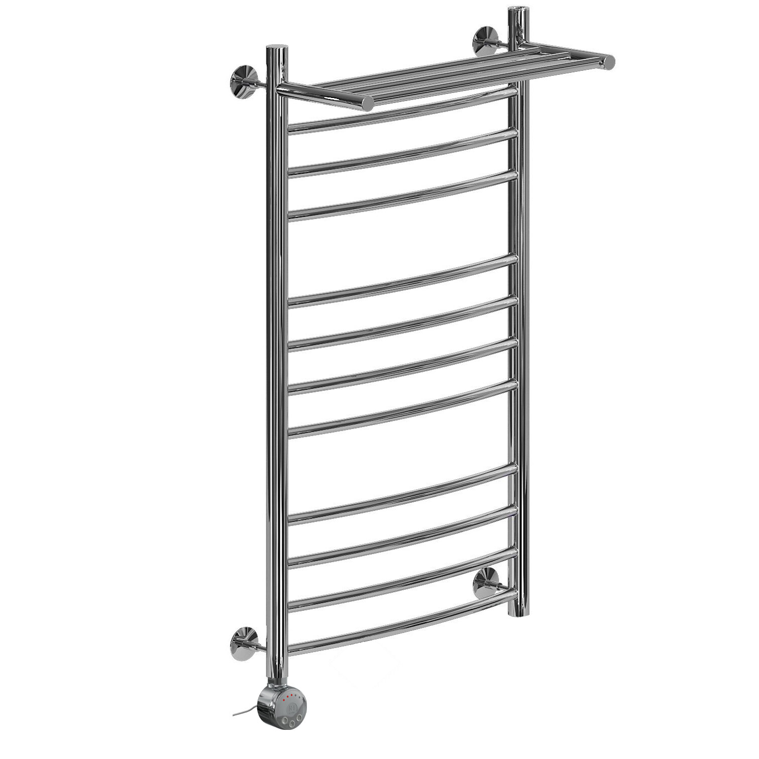 Изображение товара Электрический полотенцесушитель Ника Arc 100х60 см с полкой хром