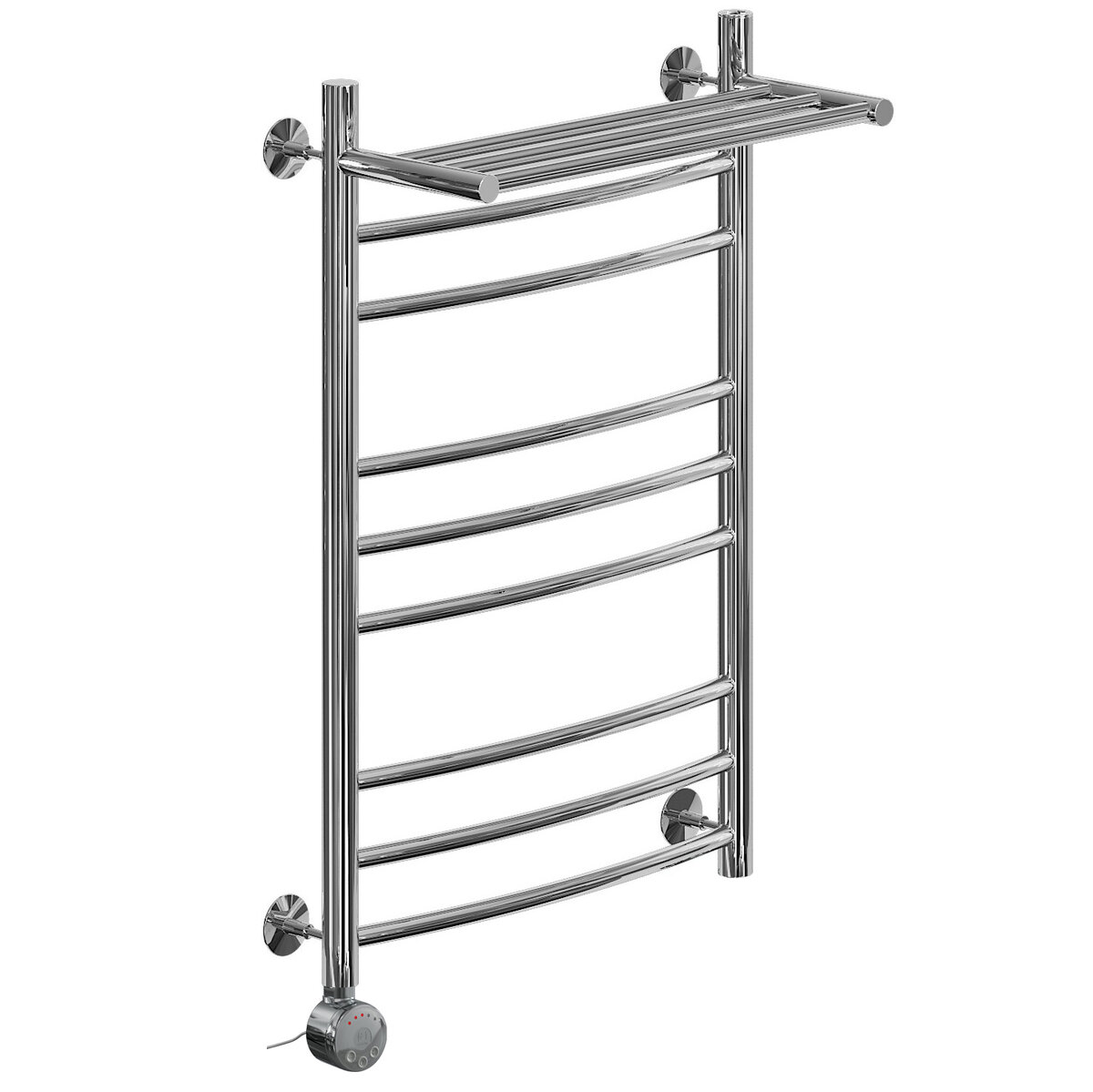 Изображение товара Электрический полотенцесушитель Ника Arc с полкой и хромированным покрытием