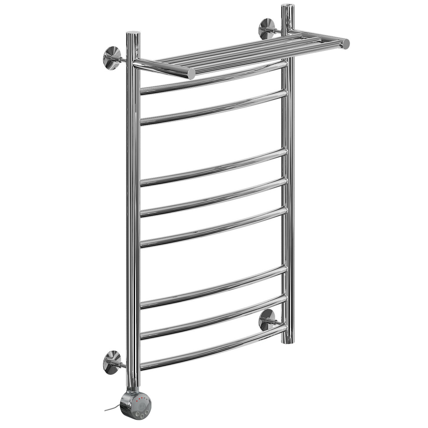 Изображение товара Электрический полотенцесушитель Ника Arc с полкой и хромированным покрытием