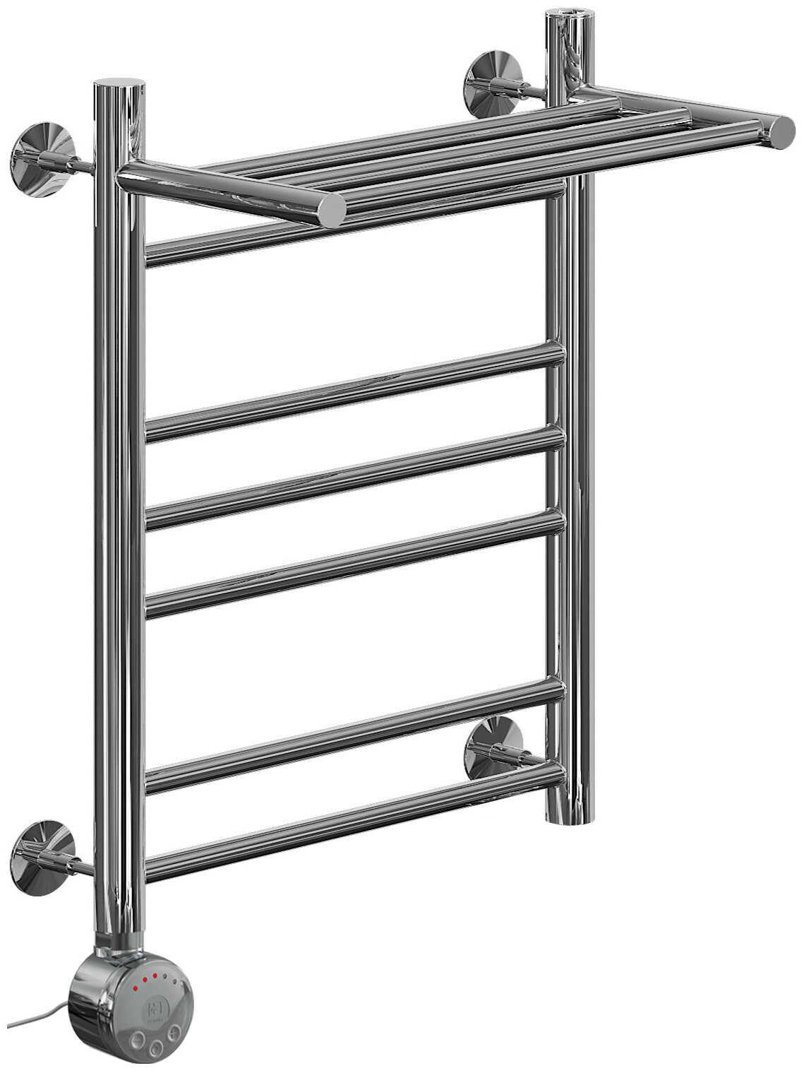 Изображение товара Электрический полотенцесушитель Ника Classic 60х50 см с полкой хром