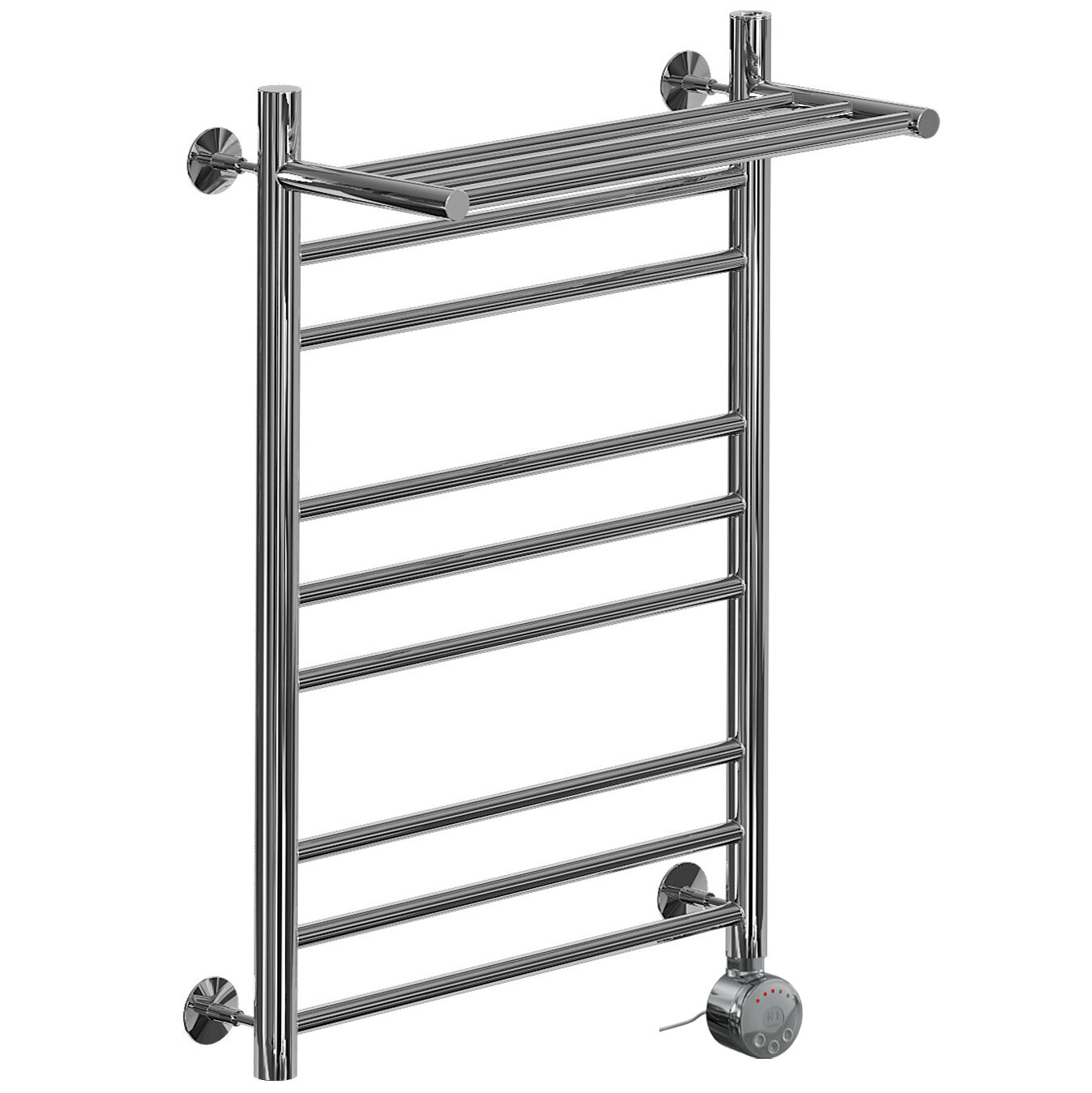 Изображение товара Электрический полотенцесушитель Ника Classic 80x60 см с полкой хром Россия