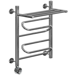 Изображение товара Полотенцесушитель электрический Ника Curve высота 60 см ширина 60 см с полкой хром